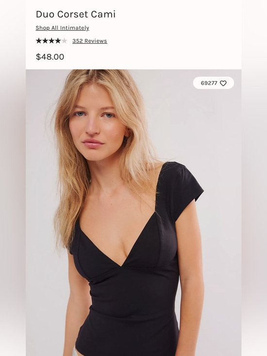 Free People Tops - Free People Duo Corset Cami